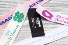 Set d’étiquettes textiles « messages préférés » - Article n° 8511