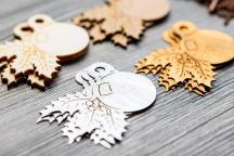Assortiment de pendentifs design 'boules de Noël' - Article n° 9007