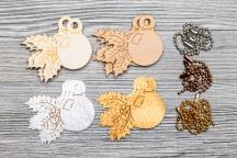Assortiment de pendentifs design 'boules de Noël' - Article n° 9007