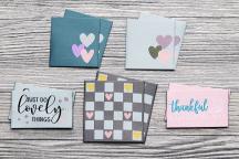 Set d’étiquettes textiles « Thankful Hearts » by Unikati - Article n° 9128