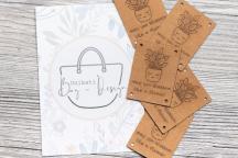 Set d’étiquettes design « Bloom & Flower » by Unikati - Article n° 9131