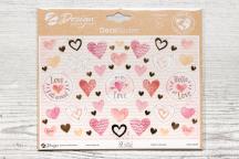 Stickers de décoration avec gaufrage doré - Article n° 9201