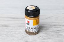 Marabu Textil Metallic 15 ml  (or-metallise) - Article n° 2512