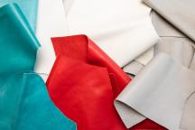 Chutes de cuir naturel mélangées - Article n° 892