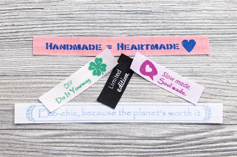 Set d’étiquettes textiles « messages préférés » (Article n° 8511)