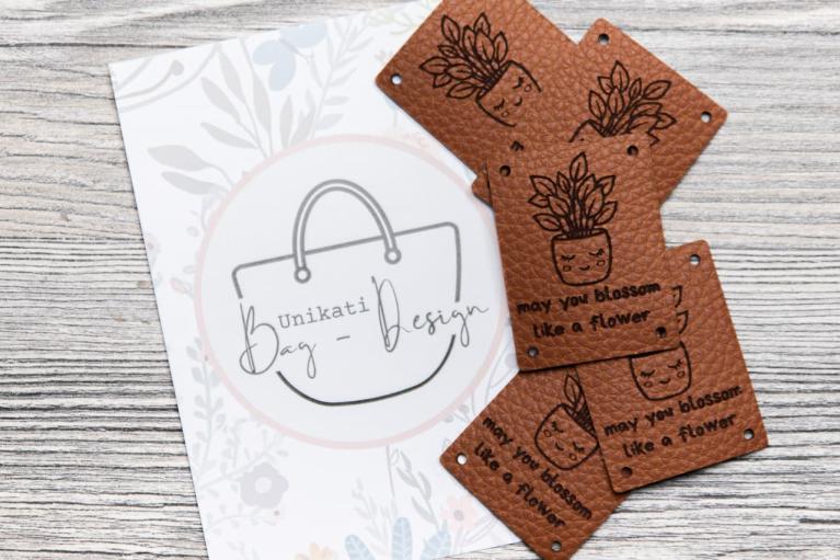 Set d’étiquettes design « Bloom & Flower » by Unikati - Article n° 9131