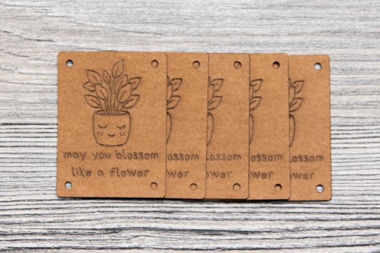 Set d’étiquettes design « Bloom & Flower » by Unikati - Article n° 9131