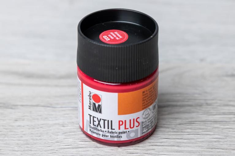 Marabu Textil Plus 50 ml  (rouge-carmin) - Article n° 2511