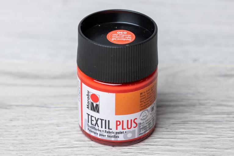 Marabu Textil Plus 50 ml  (rouge-vermillon-clair) - Article n° 2511