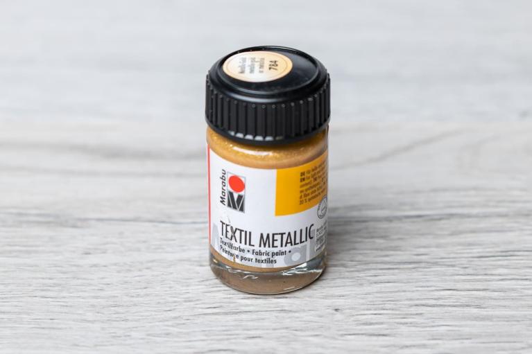 Marabu Textil Metallic 15 ml  (or-metallise) - Article n° 2512