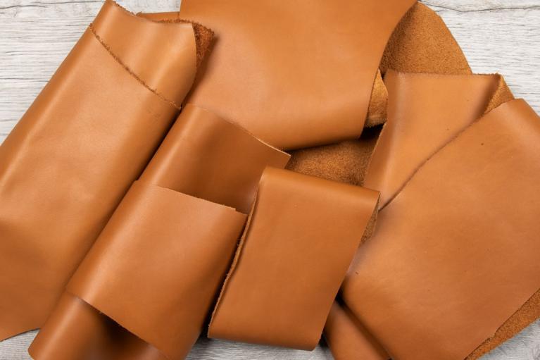 Chutes de cuir naturel  - Article n° 890