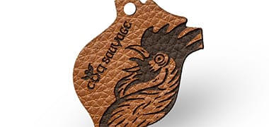 Étiquettes en cuir et alternatives